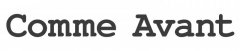 Logo de Comme Avant